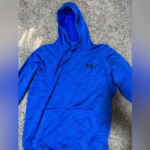 blue medium under armour hoodie